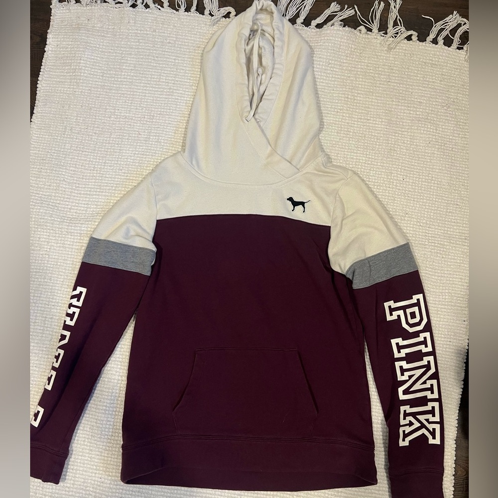 Victoria secret PINK maroon hoodie